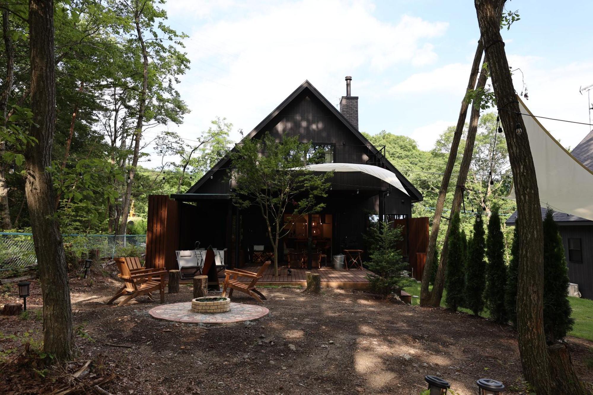 Sauna Forest Cabin 軽井沢 御代田　Mori-Asobi Oiwake Bagian luar foto