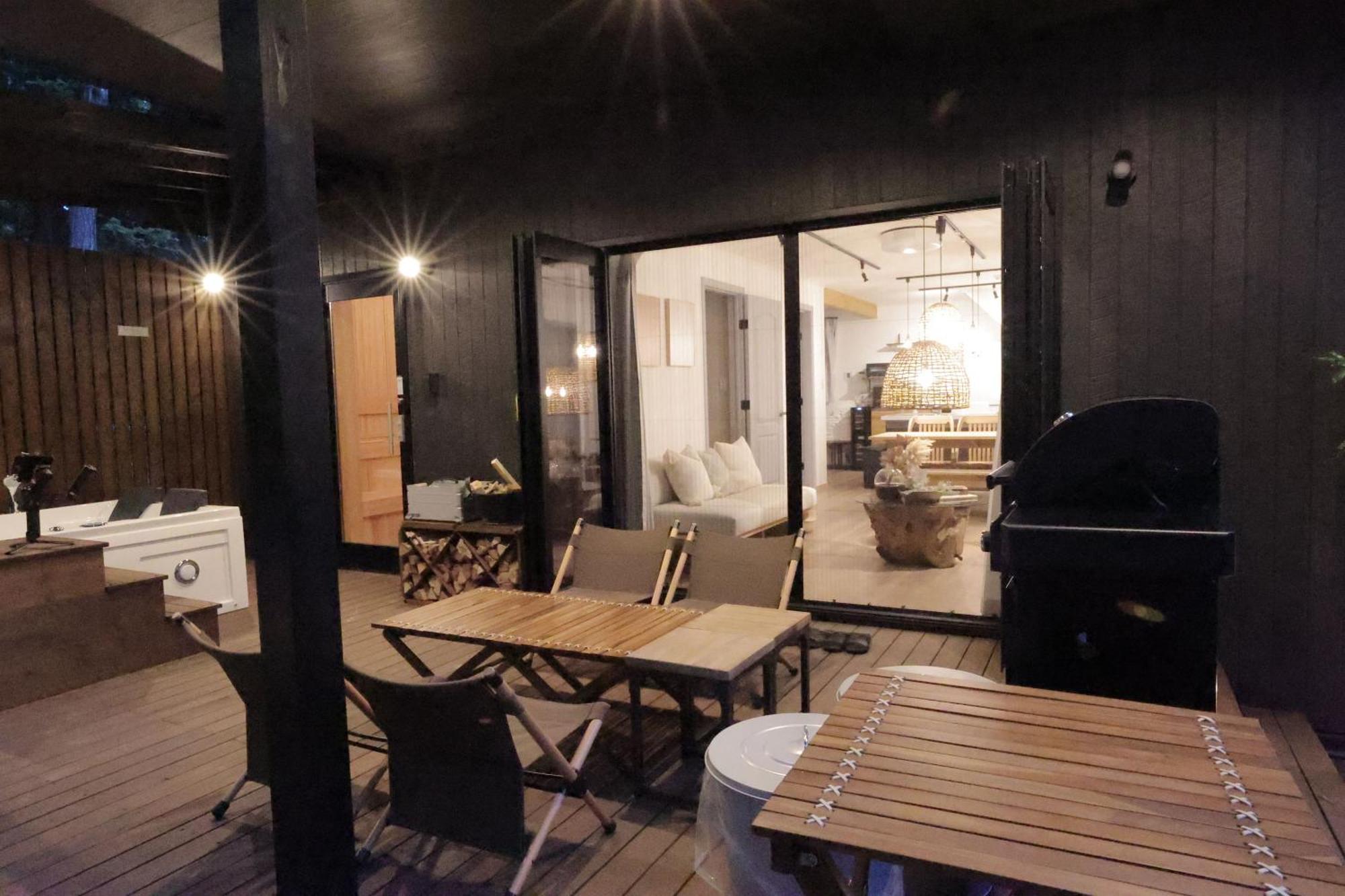 Sauna Forest Cabin 軽井沢 御代田　Mori-Asobi Oiwake Bagian luar foto