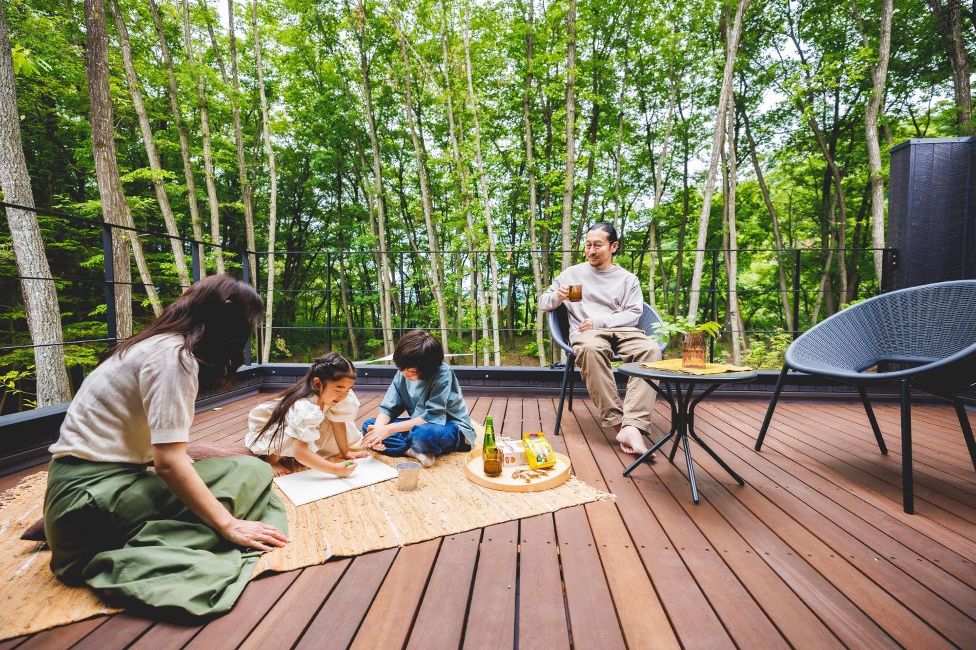 Sauna Forest Cabin 軽井沢 御代田　Mori-Asobi Oiwake Bagian luar foto
