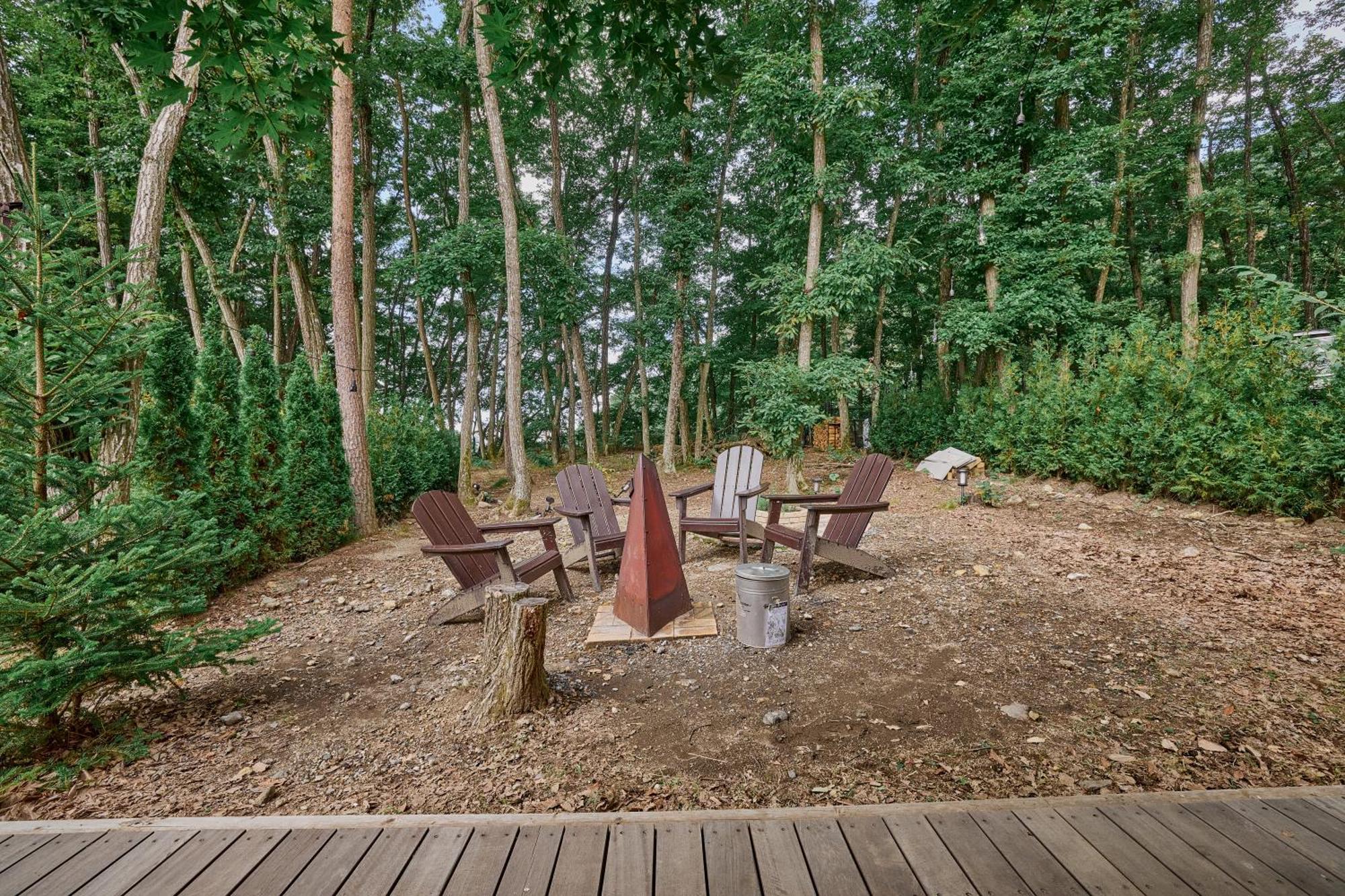 Sauna Forest Cabin 軽井沢 御代田　Mori-Asobi Oiwake Bagian luar foto